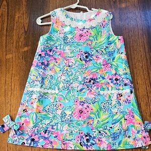 Lilly Pulitzer Colorful Floral Kids Dress
